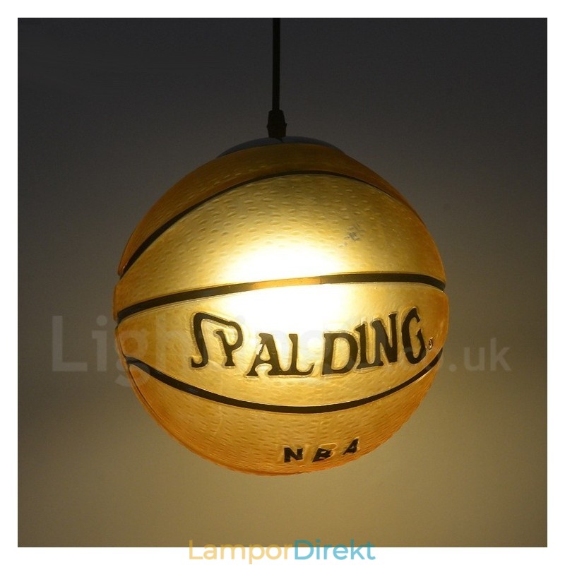 1 Ljus Vintage Modern Contemporary Basket Glass Shade Pendel Light