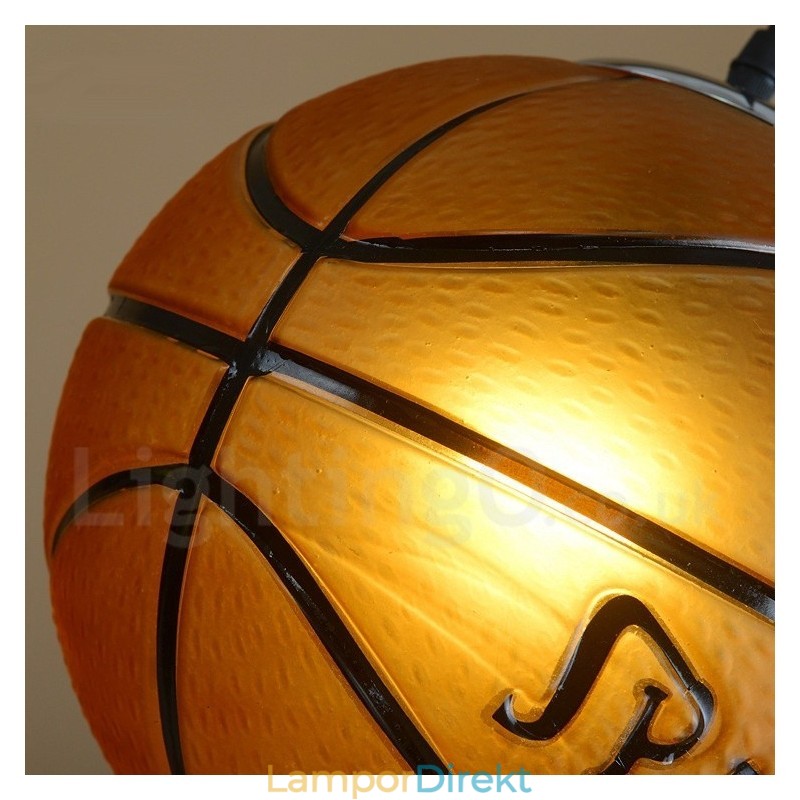 1 Ljus Vintage Modern Contemporary Basket Glass Shade Pendel Light