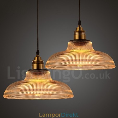 1 Ljus Vintage Glas Taklampa 1 Ljus Vintage Glas Taklampa