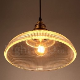 1 Ljus Vintage Glas Taklampa