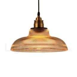 1 Ljus Vintage Glas Taklampa