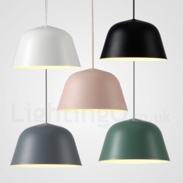 1 Ljus Modern Pendellampa I Stål Med Skärm I Aluminiumlegering