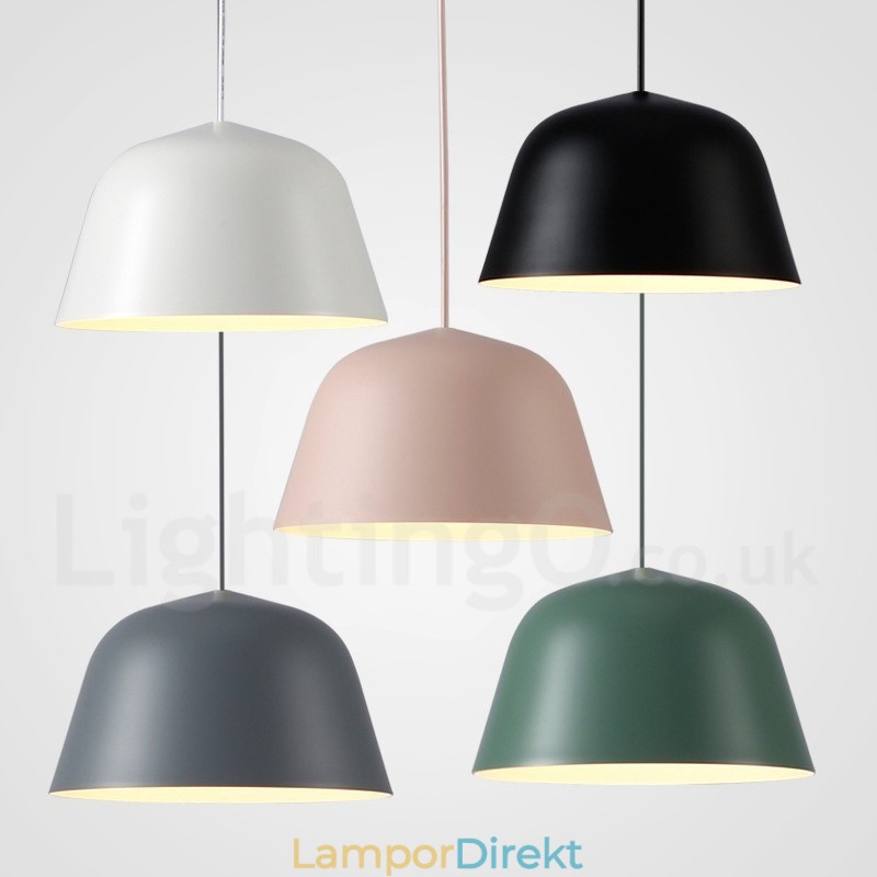 1 Ljus Modern Pendellampa I Stål Med Skärm I Aluminiumlegering