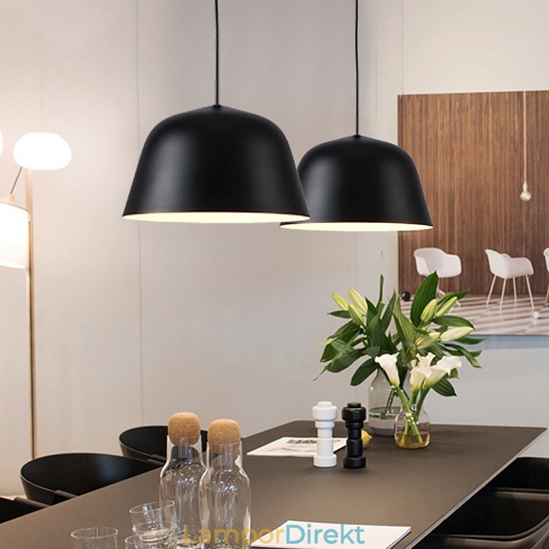 1 Ljus Modern Pendellampa I Stål Med Skärm I Aluminiumlegering