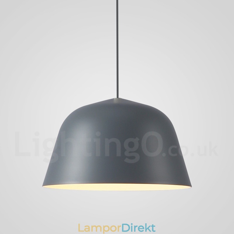 1 Ljus Modern Pendellampa I Stål Med Skärm I Aluminiumlegering