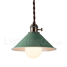 Ljus Modern Contemporary Steel Pendellampa Med Stålskärm