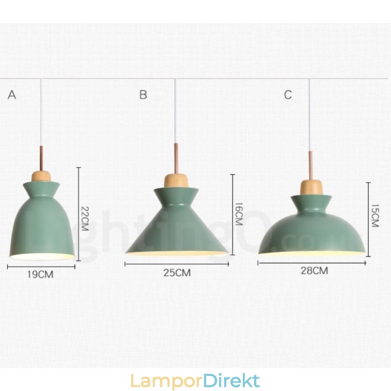 1 Ljus Modern Pendellampa I Stål Med Skärm I Aluminiumlegering