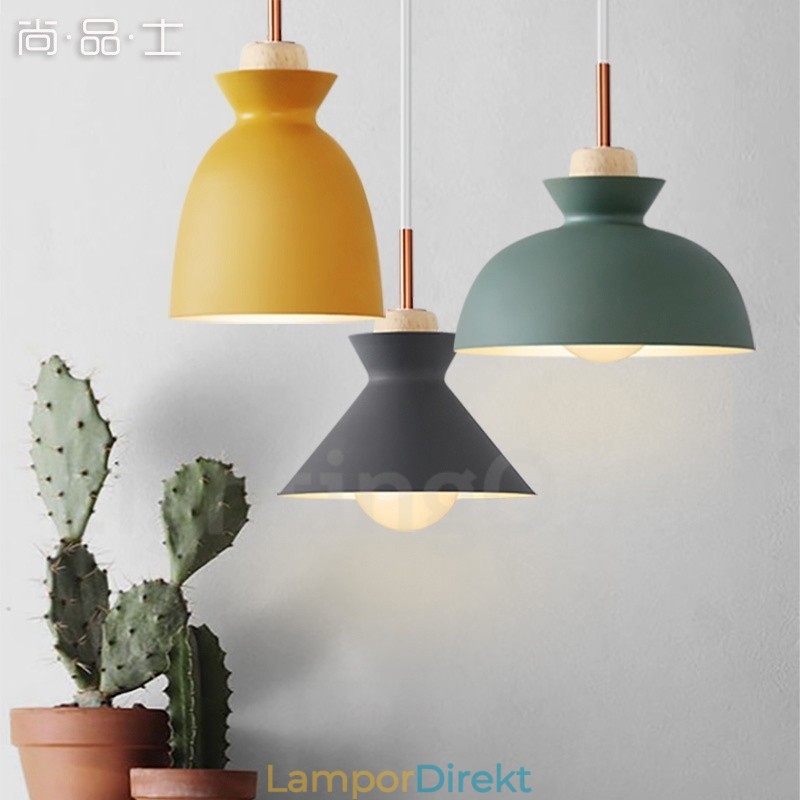 1 Ljus Modern Pendellampa I Stål Med Skärm I Aluminiumlegering