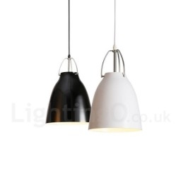 1 Ljus Modern Och Modern Taklampa I Aluminiumlegering Med Skärm I Aluminiumlegering