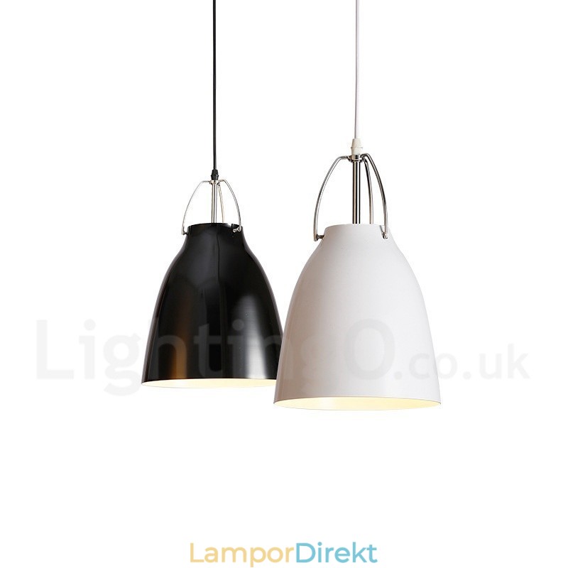 1 Ljus Modern Och Modern Taklampa I Aluminiumlegering Med Skärm I Aluminiumlegering