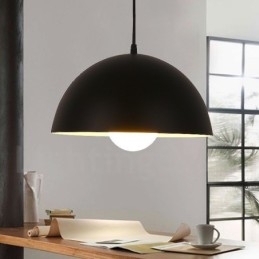 1 Ljus Modern Pendellampa I Stål Med Skärm I Aluminiumlegering
