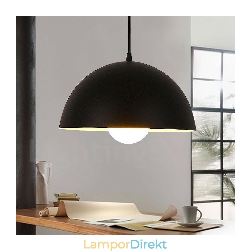 1 Ljus Modern Pendellampa I Stål Med Skärm I Aluminiumlegering