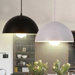 1 Ljus Modern Pendellampa I Stål Med Skärm I Aluminiumlegering