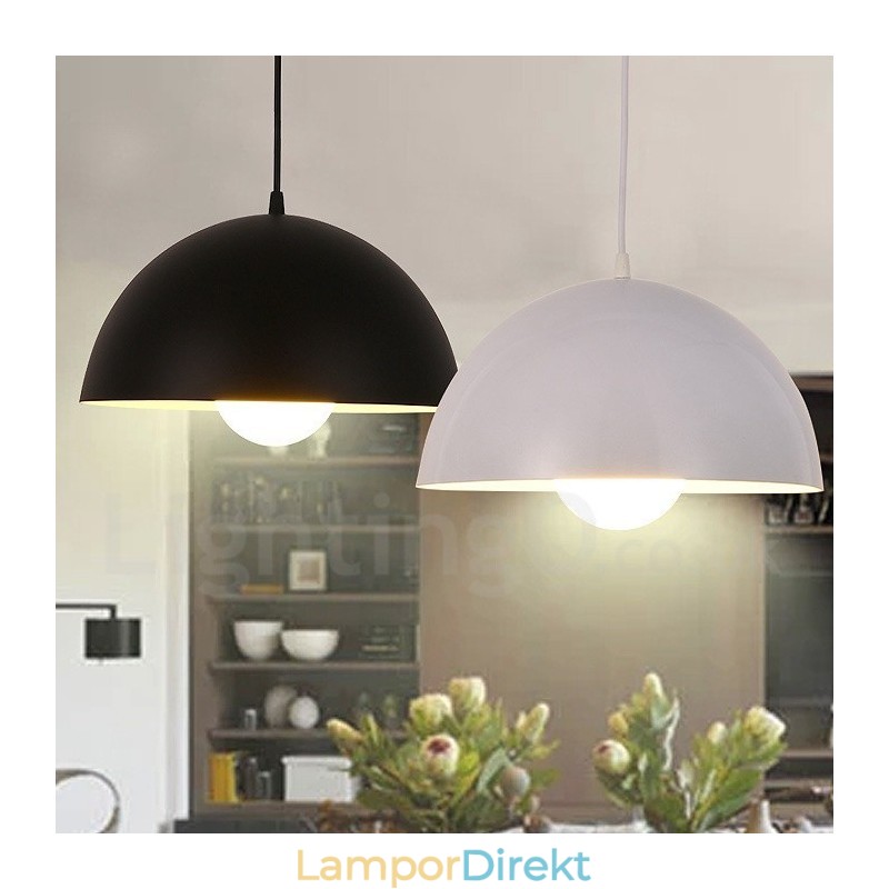 1 Ljus Modern Pendellampa I Stål Med Skärm I Aluminiumlegering