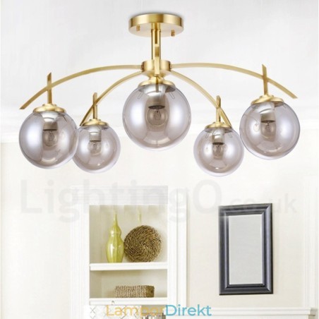8 Ljus Retro Rustik Lyx Mässing Pendel Lampa Ljuskrona Med Glasskärm 8 Ljus Retro Rustik Lyx Mässing Pendel Lampa Ljuskrona Med Glasskärm