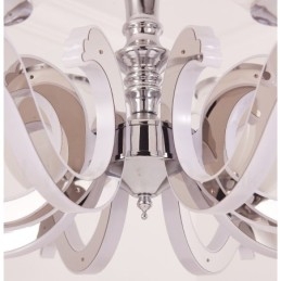 8 Ljus Modern Contemporary Luxury Pendel Lampa Ljuskrona Med Glasskärm