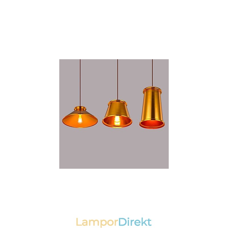 Ljuskrona Mini Style Modern Contemporary Metal 3 Light Pendel Light