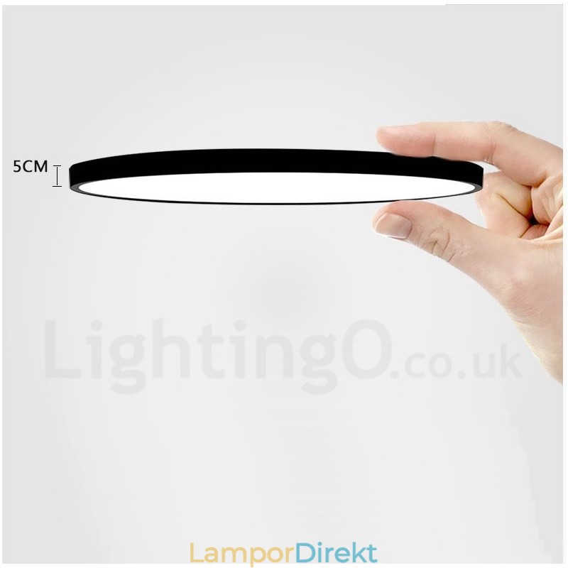 Ultratunn Dimbar Modern Modern Nordisk Stil Infälld Taklampa Med Akrylskärm Med Fjärrkontroll Kan Också Användas Som Vägglampa