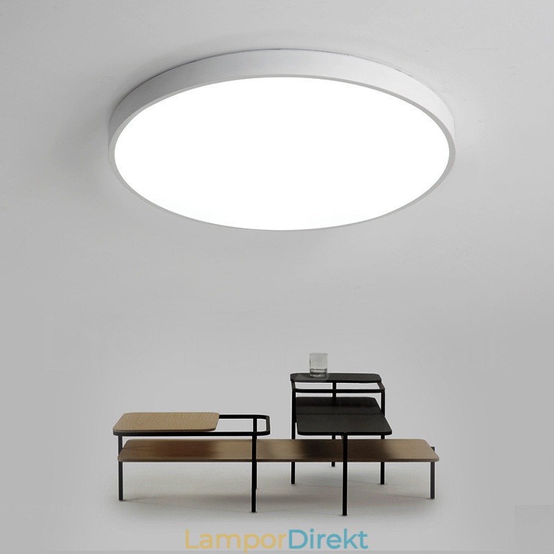 Ultratunn Dimbar Modern Modern Nordisk Stil Infälld Taklampa Med Akrylskärm Med Fjärrkontroll Kan Också Användas Som Vägglampa