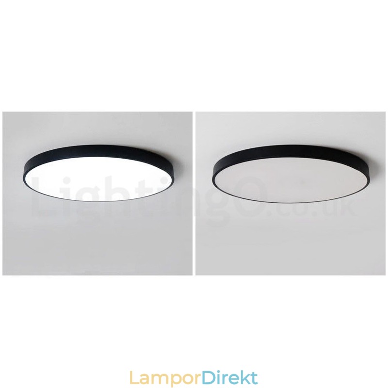 Ultratunn Dimbar Modern Modern Nordisk Stil Infälld Taklampa Med Akrylskärm Med Fjärrkontroll Kan Också Användas Som Vägglampa