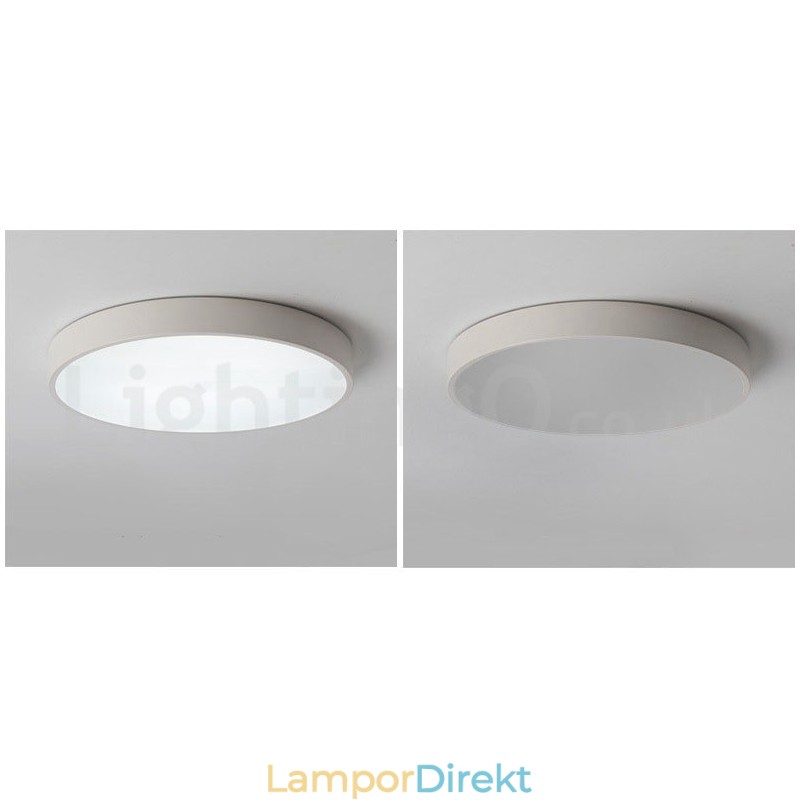 Ultratunn Dimbar Modern Modern Nordisk Stil Infälld Taklampa Med Akrylskärm Med Fjärrkontroll Kan Också Användas Som Vägglampa