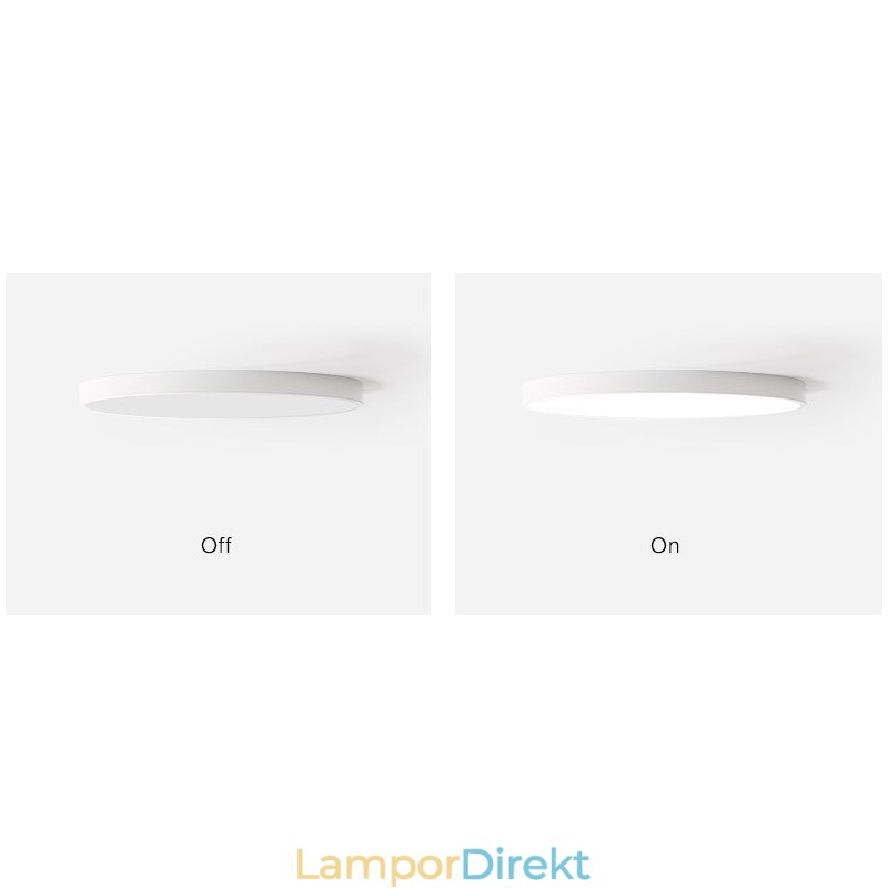 Ultratunn Dimbar Modern Modern Nordisk Stil Infälld Taklampa Med Akrylskärm Med Fjärrkontroll Kan Också Användas Som Vägglampa