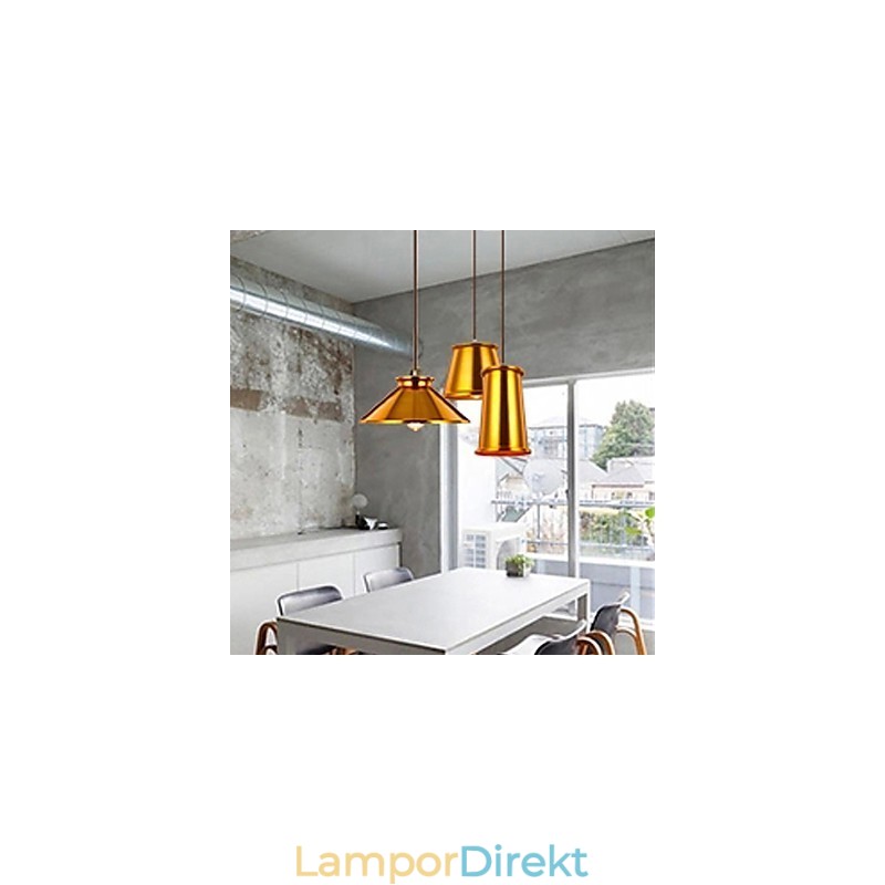Ljuskrona Mini Style Modern Contemporary Metal 3 Light Pendel Light
