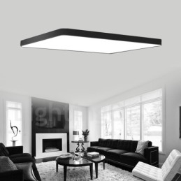 Dimbar Modern Och Modern Nordisk Stil Infälld Taklampa Med Akrylskärm Med Fjärrkontroll