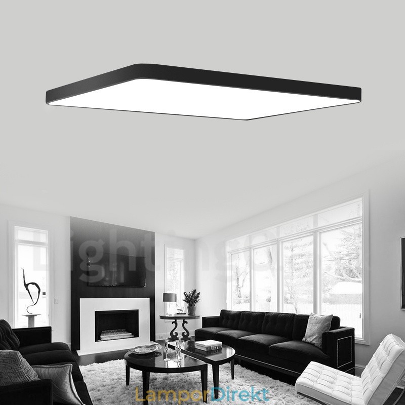 Dimbar Modern Och Modern Nordisk Stil Infälld Taklampa Med Akrylskärm Med Fjärrkontroll