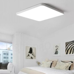 Dimbar Modern Och Modern Nordisk Stil Infälld Taklampa Med Akrylskärm Med Fjärrkontroll