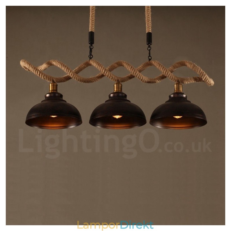 3 Ljus Pendelljus Taklampa