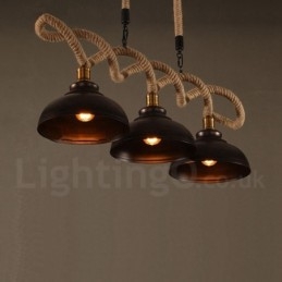3 Ljus Pendelljus Taklampa