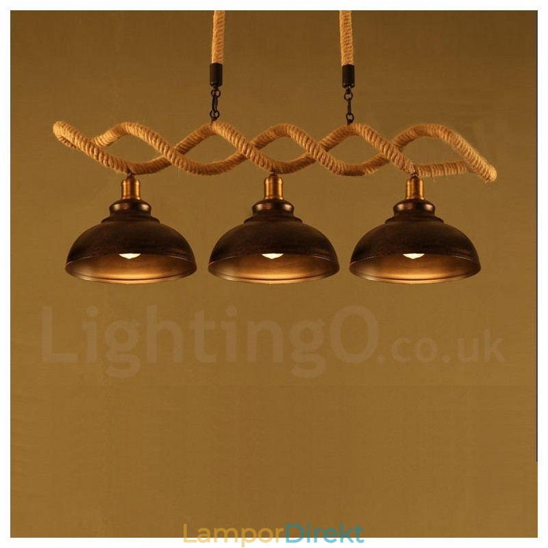3 Ljus Pendelljus Taklampa
