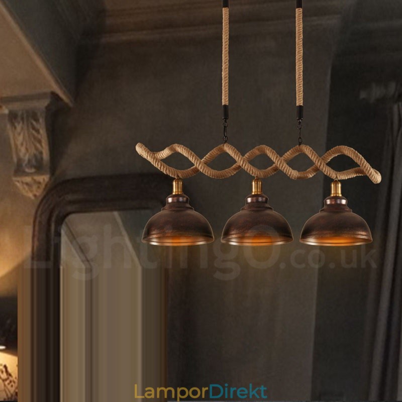 3 Ljus Pendelljus Taklampa