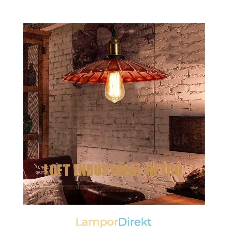 1 Light Rustic Lodge Retro Vintage Pendel Light Loft