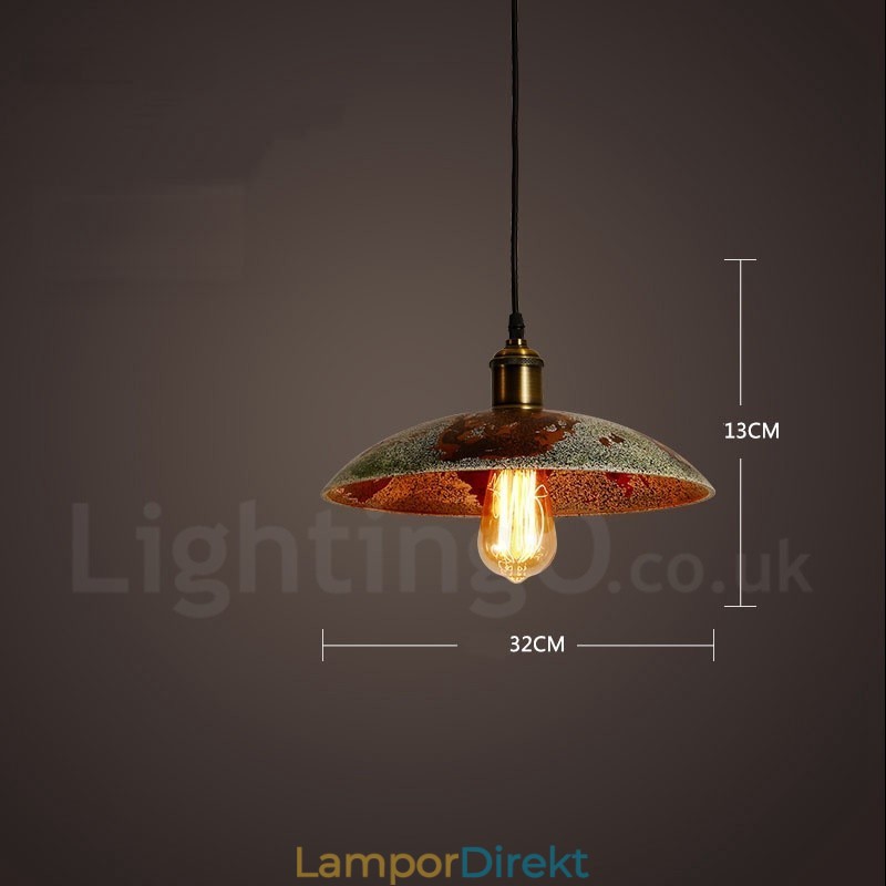 1 Light Rustic Lodge Retro Vintage Pendel Light Loft