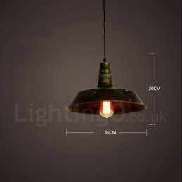 1 Light Rustic Lodge Retro Vintage Pendel Light Loft