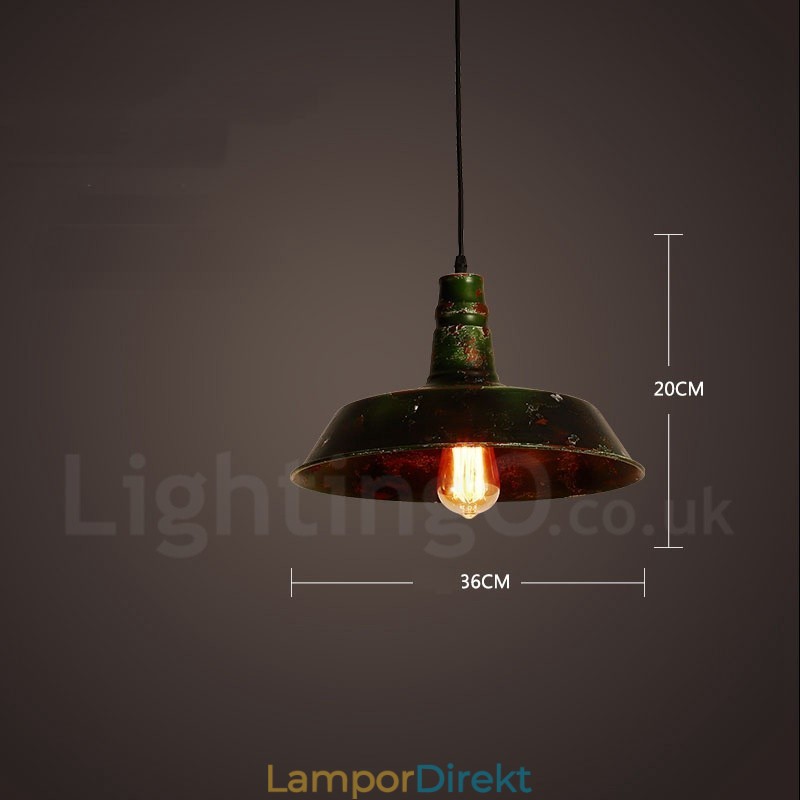 1 Light Rustic Lodge Retro Vintage Pendel Light Loft