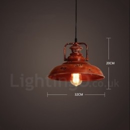 1 Light Rustic Lodge Retro Vintage Pendel Light Loft