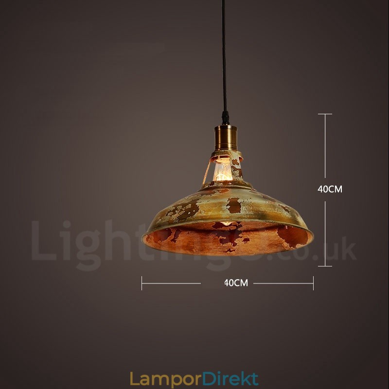 1 Light Rustic Lodge Retro Vintage Pendel Light Loft
