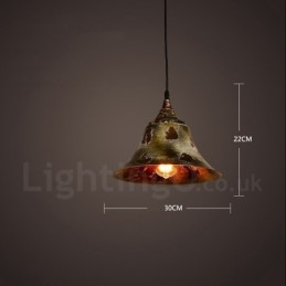 1 Light Rustic Lodge Retro Vintage Pendel Light Loft