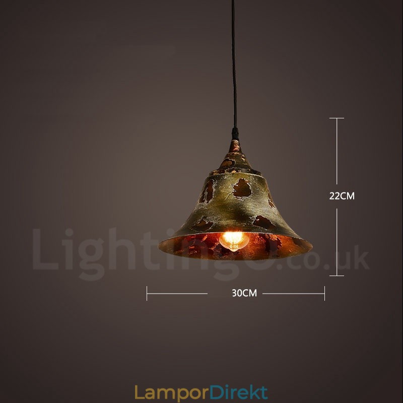1 Light Rustic Lodge Retro Vintage Pendel Light Loft