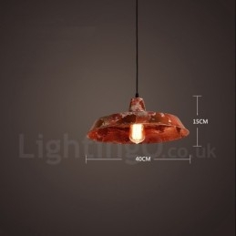 1 Light Rustic Lodge Retro Vintage Pendel Light Loft