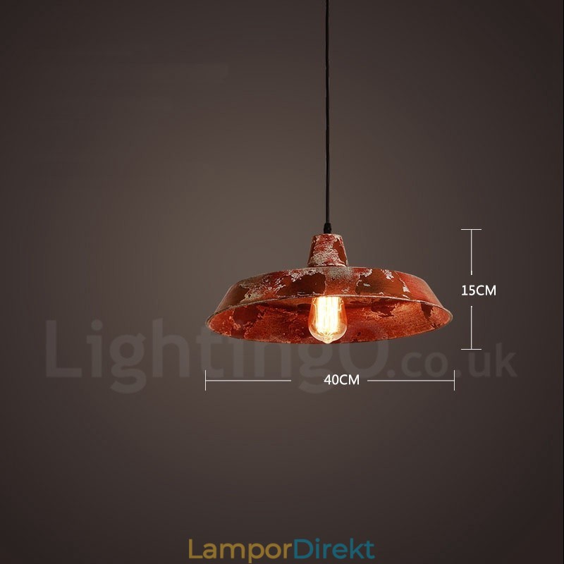 1 Light Rustic Lodge Retro Vintage Pendel Light Loft