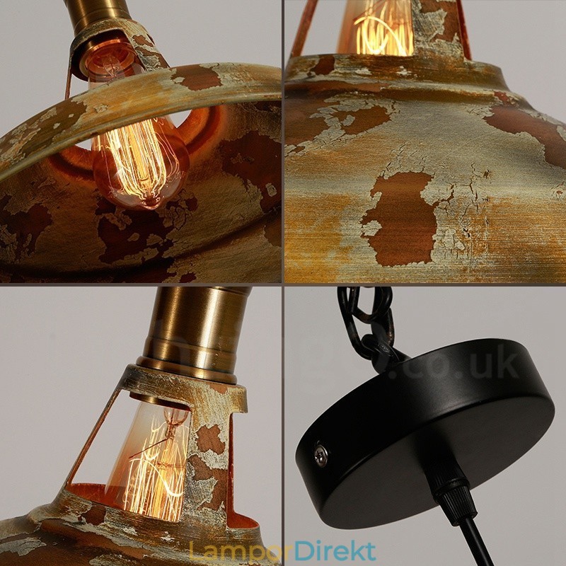 1 Light Rustic Lodge Retro Vintage Pendel Light Loft
