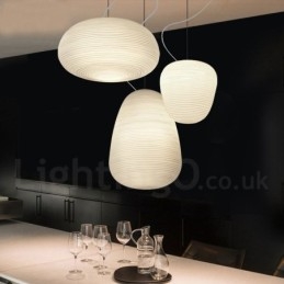 1 Ljus Modern Contemporary Pendellampa Taklampa Med Glasskärm