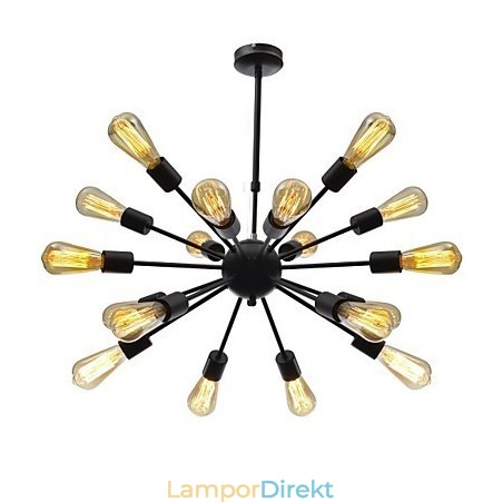 Nordamerikansk Stil Minimalistisk Radial 18 Ljus Ljuskrona Nordamerikansk Stil Minimalistisk Radial 18 Ljus Ljuskrona