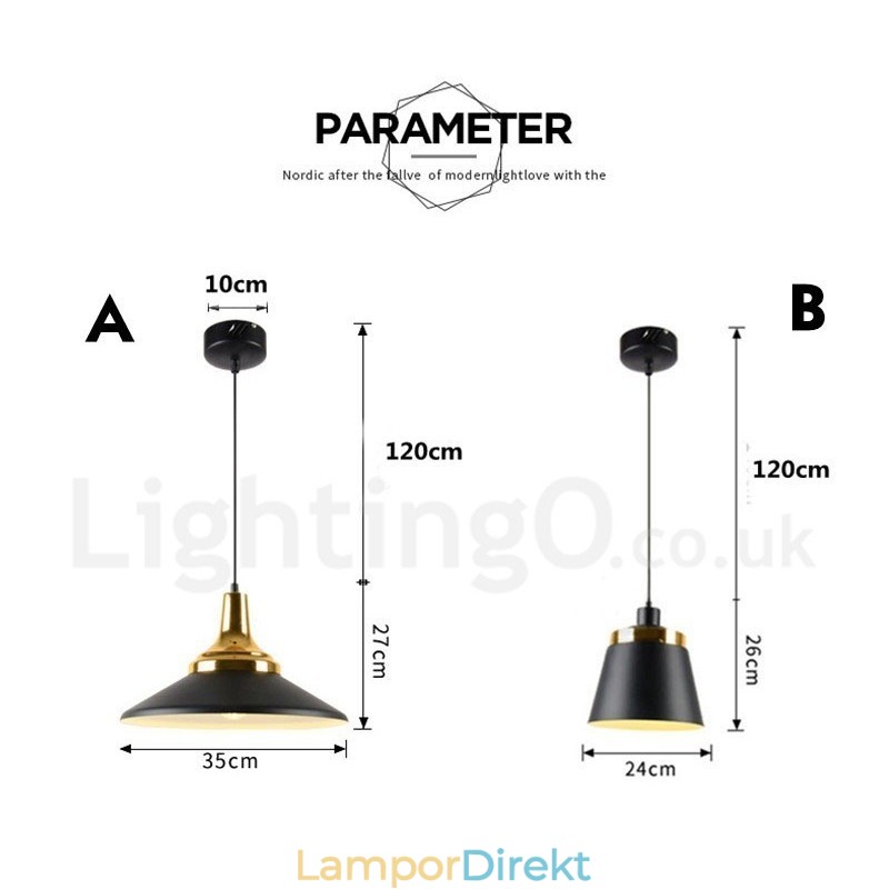 1 Ljus Modern Contemporary Pendellampa Taklampa