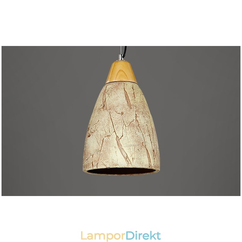 1 Light Cement Modern Contemporary Pendel Light Taklampa