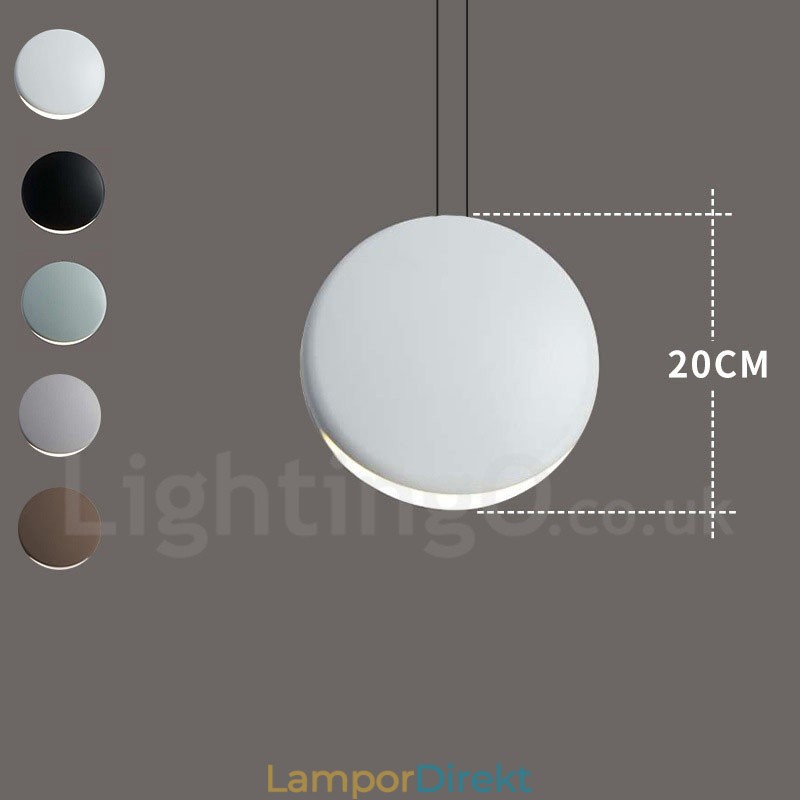 1 Light Cement Modern Contemporary Pendel Light Taklampa